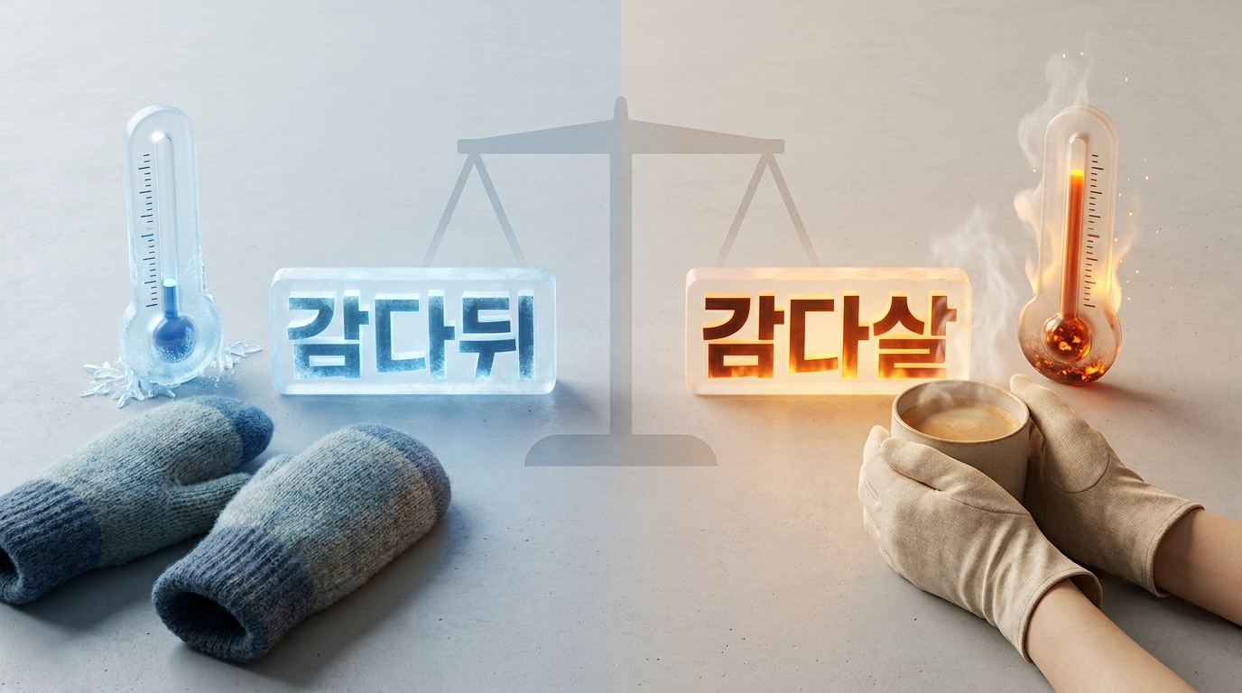 3. 감다뒤 vs 감다살: 극명한 온도차 비교