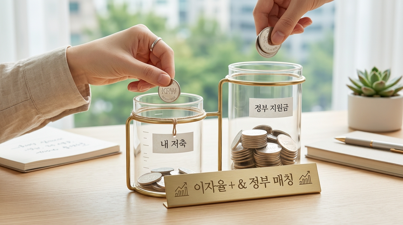 3. 핵심 혜택: 금리와 정부 기여금 매칭