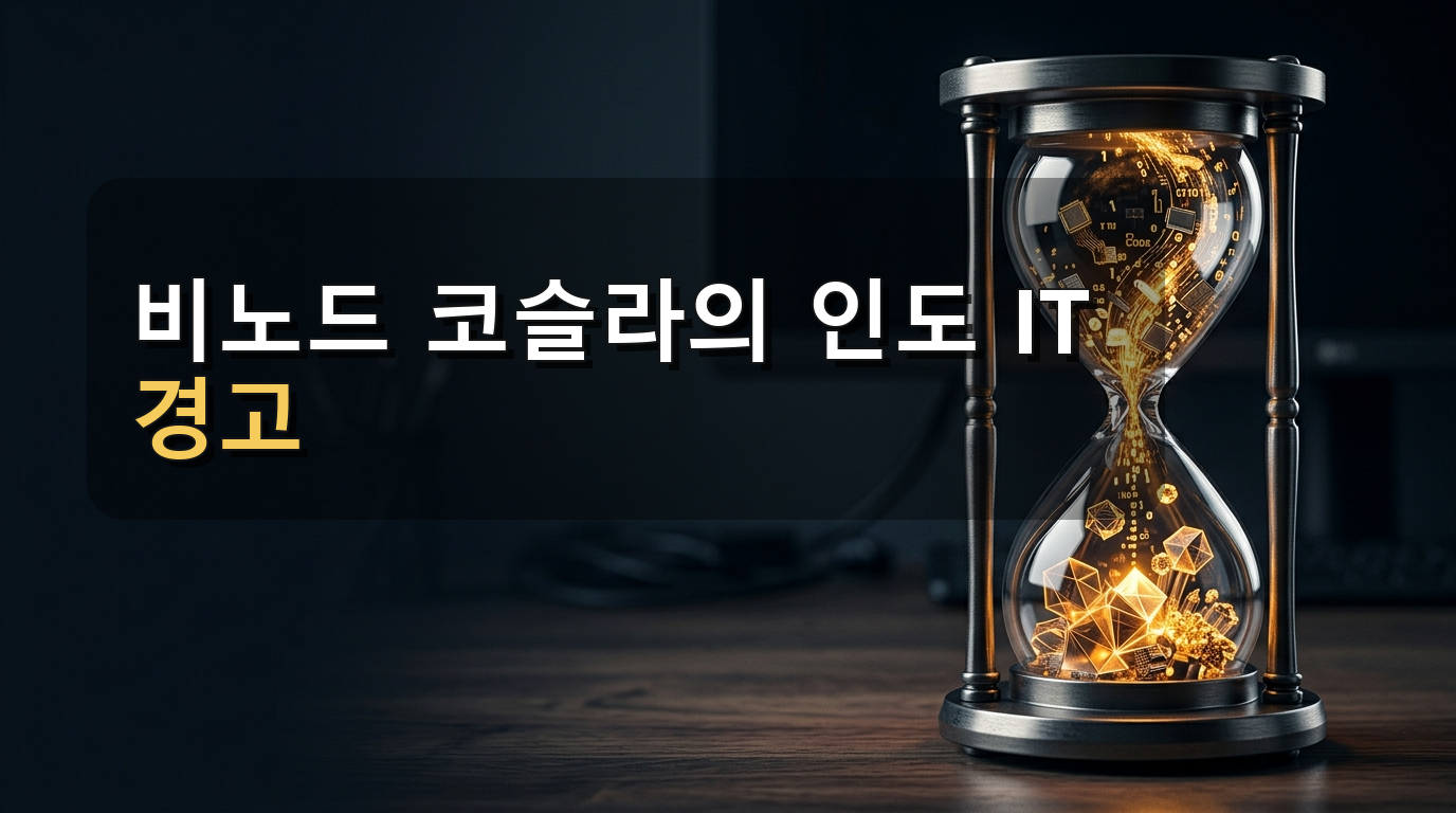 비노드 코슬라의 인도 IT 경고: AI 서비스 시대에 한국 직장인과 사업자가 준비할 일